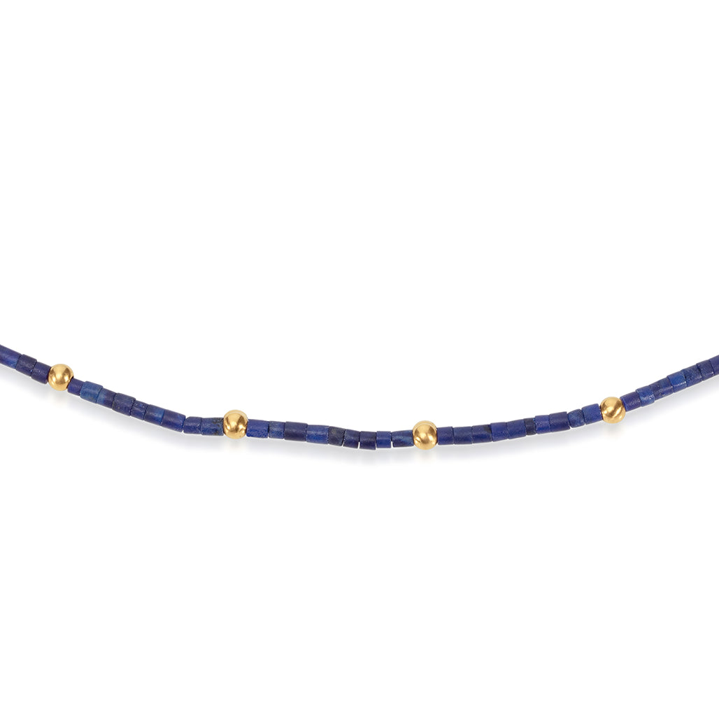 Temple Lapis Necklace