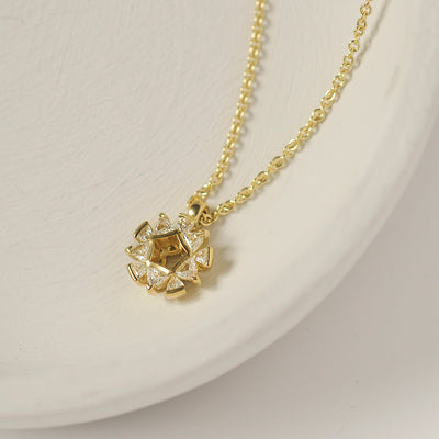 Diamond Trillion Pendant