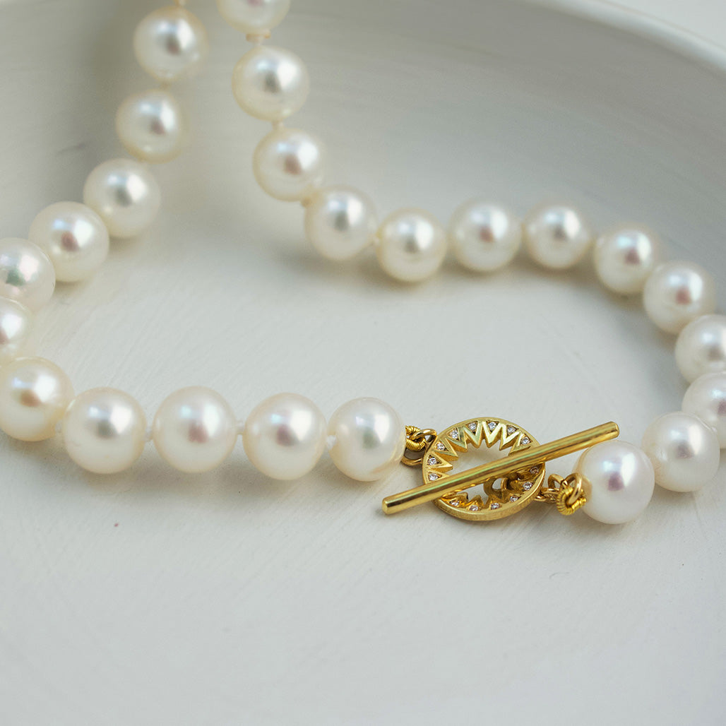 Pearl Diamond Necklace