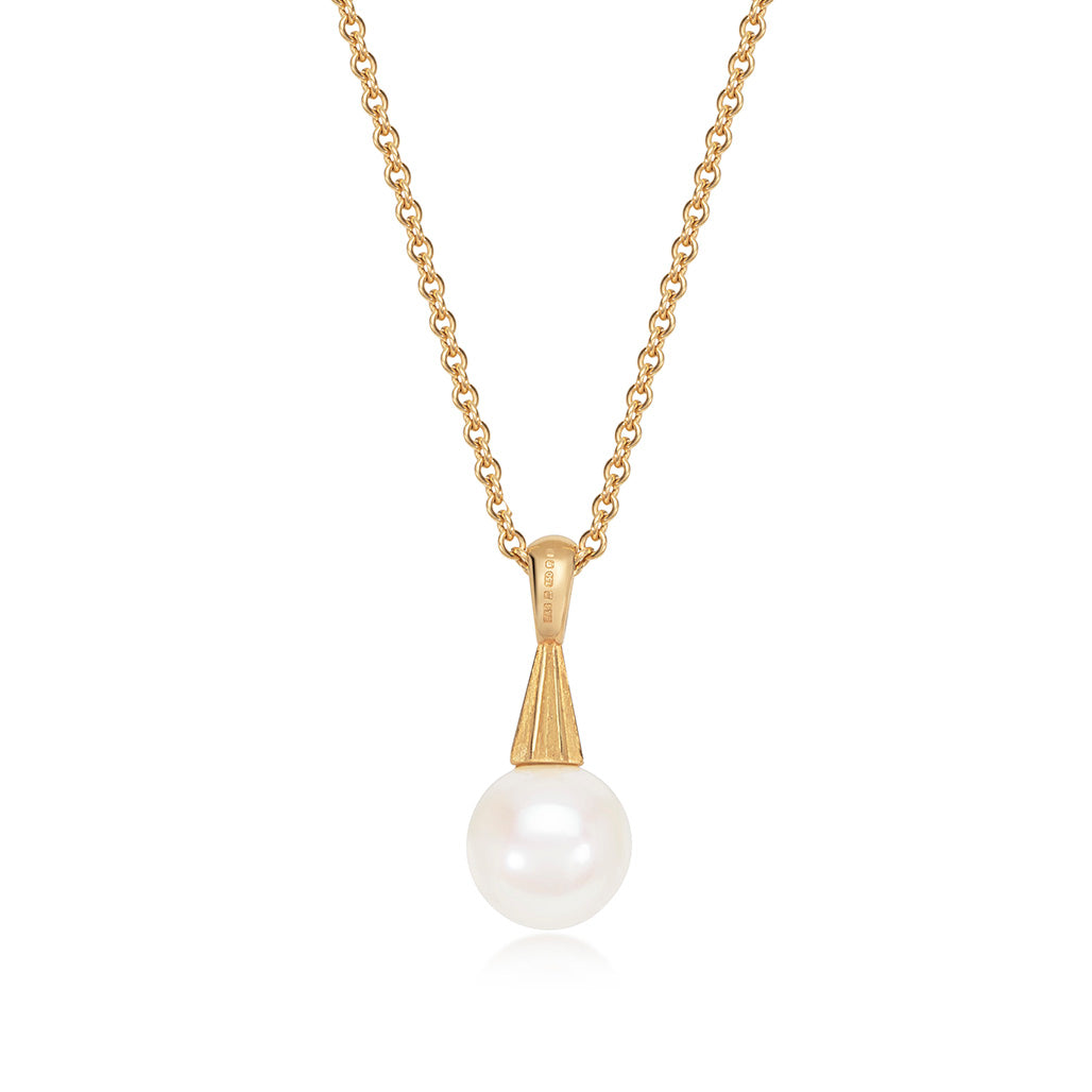 Gold Pearl Pendant