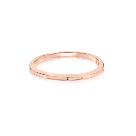 Rose Gold Women's Wedding Band
