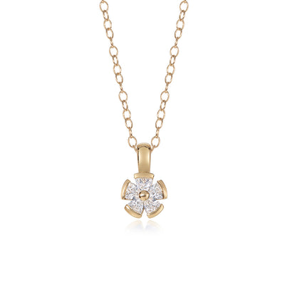 Chameli Pancha Pendant Diamond - Flora Bhattachary Fine Jewellery