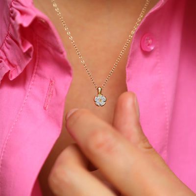 Floral Diamond Pendant