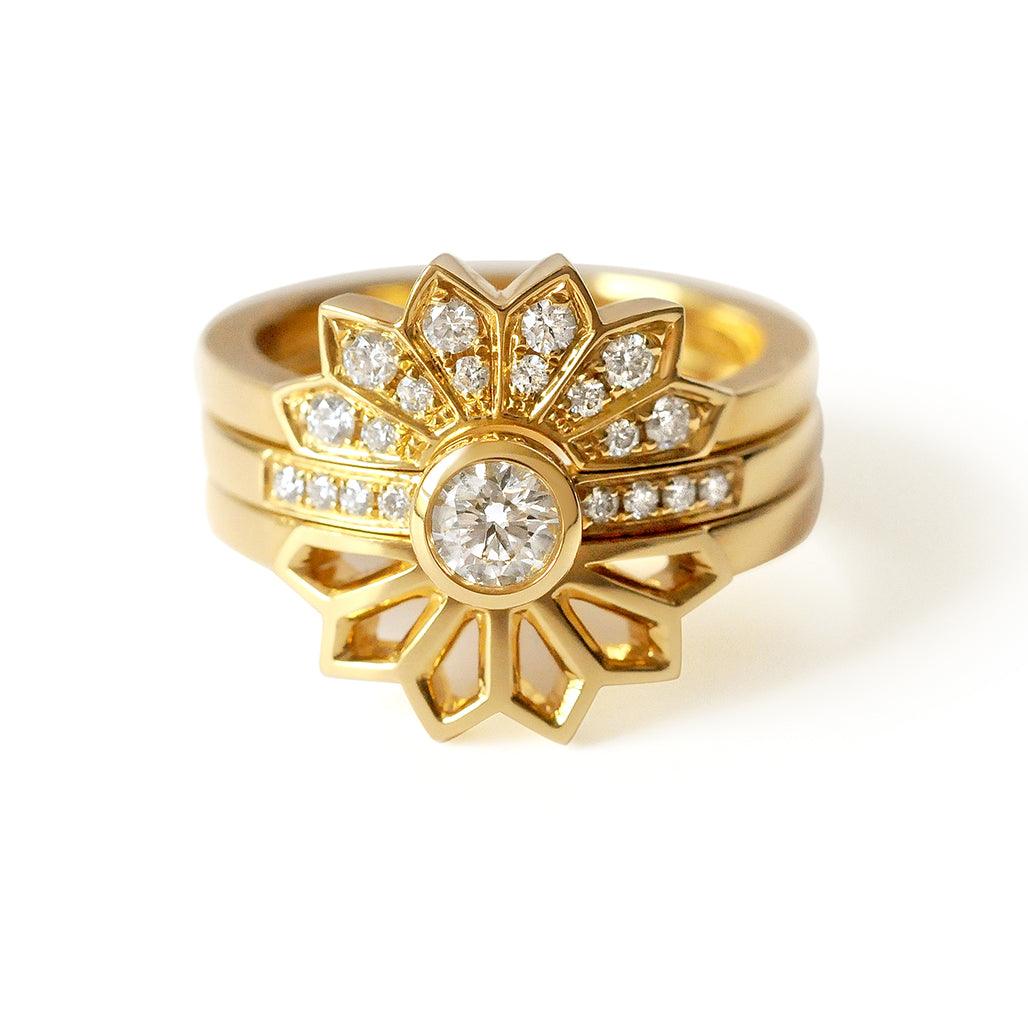 Mor Diamond Solitaire Ring - Flora Bhattachary Fine Jewellery