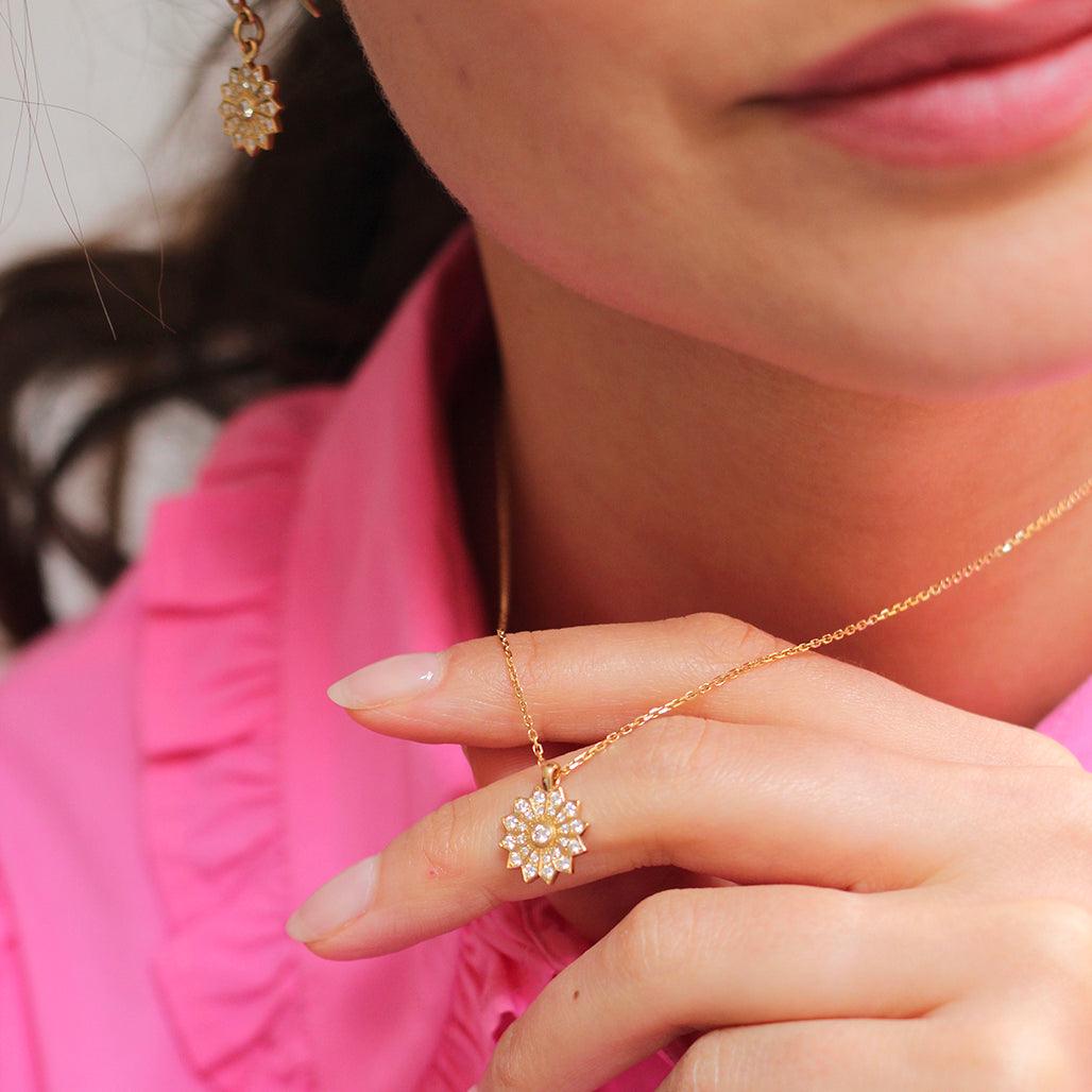 Pushpa Star Diamond Pendant - Flora Bhattachary Fine Jewellery