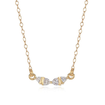 Trini Diamond Necklace - Flora Bhattachary Fine Jewellery